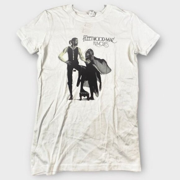 Next Level Tops - NWOT Fleetwood Mac Rumours Tee Shirt White Size Large